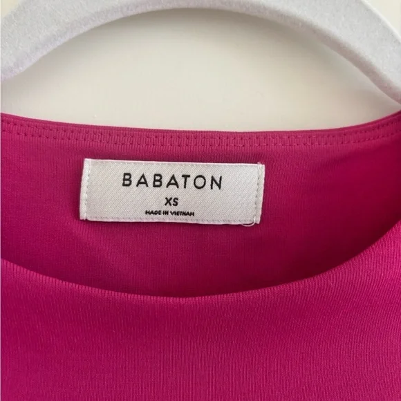 Aritzia Babaton Pink Crop Top - Picture 3 of 4
